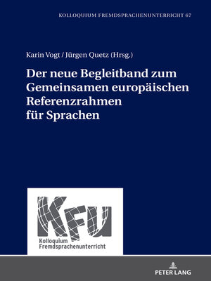 cover image of Der neue Begleitband zum Gemeinsamen europaeischen Referenzrahmen fuer Sprachen
